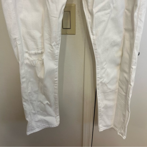 Lucky Brand Sienna Weekender Crop White Jeans Size 25 or 0 - Picture 5 of 13